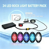 Lampes de roche Wintai-Tech blanc pur 12V, alimentées par batterie, avec interrupteur