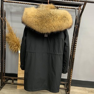 <span class=keywords><strong>Parka</strong></span> en fausse fourrure de raton laveur surdimensionné, surdimensionnée, chaude et épaisse, doublure amovible, manteau pour femmes à <span class=keywords><strong>capuche</strong></span>, à prix bon marché - Product Image 4