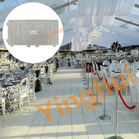 Tapis de protection d'herbe de revêtement de verrouillage extérieur T-03 plancher de tente portable plancher temporaire de concert de protection de gazon