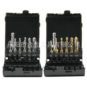 Mr Drill <b>Tap</b> Die Set 6 Piece M3 M4 M5 M6 <b>M8</b> M10 Titanium Coated High Speed Steel Right Hand Cutting - Product Image 1