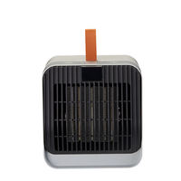 Mini Thermostat Numérique Intelligent Réglable Chauffage PTC Plastique Télécommande Protection Anti-Renversement Ventilation Portable Utilisation Intérieure