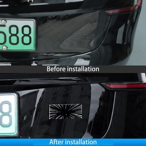 Accesorios para coche, pegatinas decorativas modificadas, calcomanías para carrocería de coche, insignia de túnel de tiempo 3D, marca adhesiva para Tesla Model 3 Y S X - Product Image 4
