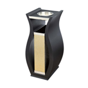 Cubo de Basura Vertical de Acero Inoxidable para Hotel con Cenicero, Cubo para Vestíbulo, Ascensor, Entrada, Pasillo - Product Image 6