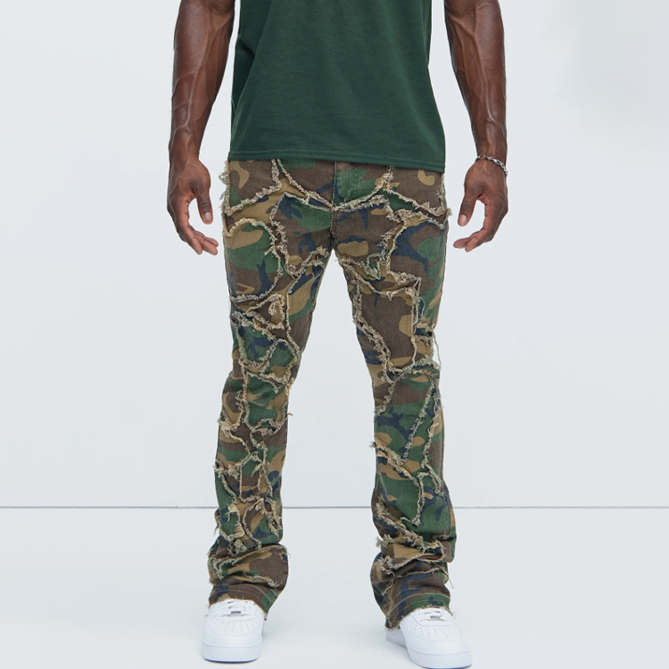 Camo Skinny Jeans Stylish Durable Men's Clothing