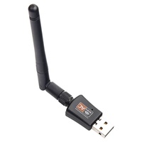 Receiver WiFi USB Dual Band 5G 600Mbps Terjangkau dan Populer dengan Antena, Fungsi AP, Adaptor Jaringan Nirkabel