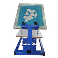 Nueva Impresora de Serigrafía Manual para Camisetas - Un Solo Color - Área de Impresión de 450x550 mm - Banco de Trabajo de 1 Estación para Ropa