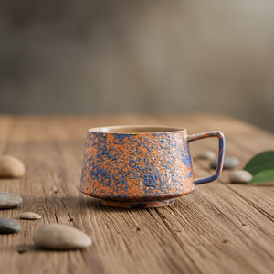 Taza de Café de Cerámica de Estilo Nórdico con Impresión por Sublimación, de Lujo Ligero y Color Sólido, para Té de la Tarde y Uso en Cafeterías - Product Image 2