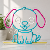 Enseigne néon 3D personnalisée pour animalerie, décoration murale LED néon personnalisée pour clinique vétérinaire et hôpital vétérinaire