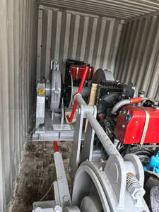 Máquina de remolque de cabrestante de cable motorizado diésel con <span class=keywords><strong>embrague</strong></span> automático y marco de acero duradero - Product Image 3