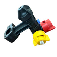 Boquilla pulverizadora agrícola antigrumeteo de abanico plano de liberación rápida para pulverizador de barra, tractor, dron, protección de plantas, accesorio de plástico