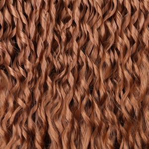 Capelli intrecciati ondulati <span class=keywords><strong>ricci</strong></span> Super lunghi 24 pollici Mini <span class=keywords><strong>ricci</strong></span> profondi Twist intrecciare i capelli sintetici onda dell'oceano treccia all'uncinetto estensione dei capelli - Product Image 4