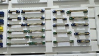 Barres de terre en laiton pour panneau de commande de transformateur, barres de distribution de puissance, liens neutres, bornier à connexion par vis