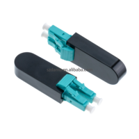 OM3 50/125 Multimode Duplex LC/UPC Loopback Adaptateur Plug Fibre Optique Équipement pour Test