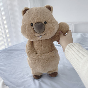 JM Oferta Caliente: Peluche de <span class=keywords><strong>Canguro</strong></span> Personalizado, Ratón de Peluche de Cola Corta, Muñeco de Peluche de <span class=keywords><strong>Canguro</strong></span> Marrón - Product Image 2