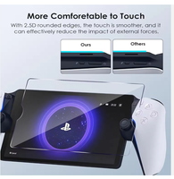 Protecteur d'écran HD pour console de jeu PS5 Portal Film en verre trempé pour portail PS5