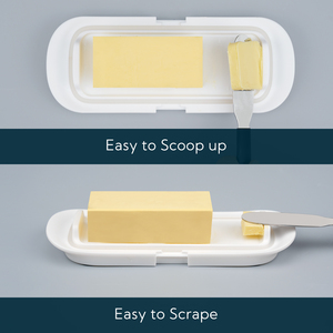 <span class=keywords><strong>Beurrier</strong></span> en <span class=keywords><strong>plastique</strong></span> avec couvercle et serrure | Gardien de beurre hermétique pour la cuisine - Product Image 6