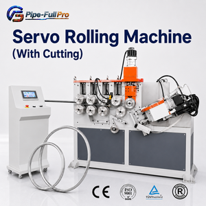 CNC Tube Ring Rolling Bending Cutting <b>Machine</b> Round Square Rectangular <b>Pipe</b> Forming for Stainless Steel Carbon Steel Aluminum - Product Image 1