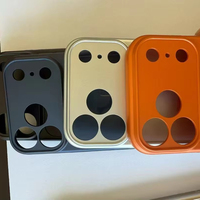 Coque de téléphone BAILI Factory, best-seller, en verre AG dépoli, PC rigide, rainuré, 2-en-1, placage époxy, matériau d'impression DIY pour iPhone 17