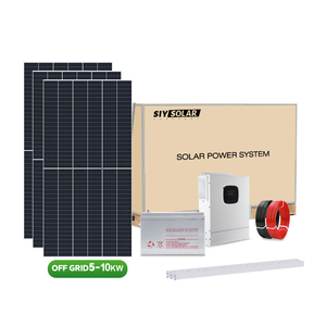 Kit de Energía Solar de 3KW para Conexión a la Red, con Batería de Litio-Ferrofosfato Monocristalina, Estación de Energía Portátil, Onda Sinusoidal Pura, para Exteriores - Product Image 4