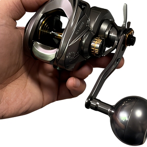 <span class=keywords><strong>Moulinet</strong></span> de pêche à lancer à grande vitesse pour gaucher, 15 kg de résistance maximale, rapport de transmission 6.5:1, en métal, pour la pêche à la carpe, au brochet, aux prédateurs, en eau douce et en eau salée - Product Image 5