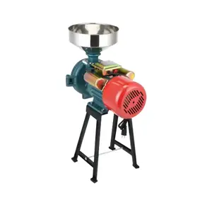 Small and easy to operate corn grinder with both wet and dry flour mill machine