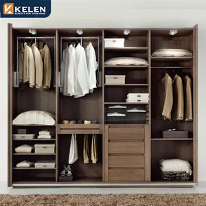 Wardrobe Kelen 2024 Modular Modern Customized Closet Designs Clothes Cabinets Mdf Style Combination Wardrobe Closet Wardrobes Bedroom