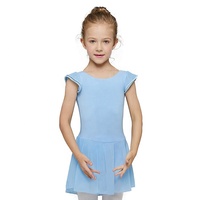 Vêtements de danse à manches courtes pour enfants, robes de Ballet pour l'entraînement, jupes de justaucorps, meilleures ventes AM000001