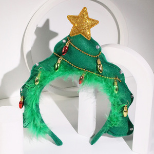 El ambiente de otoño e invierno envía diademas Tipos de diademas de estilo navideño que se pueden elegir - Product Image 1