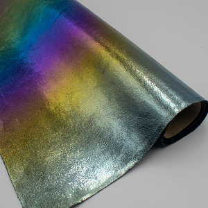 Tessuto ricamato poliestere tessuto elastico stampa tessuto colore arcobaleno per artigianato