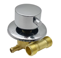 Robinet de Douche Thermostatique en Cuivre à Vannes Céramiques, Direct Usine, avec Fonction Coup-Circuit d'Eau et Double Température (Froid/Chaud)