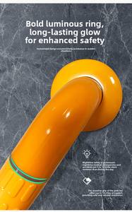 <span class=keywords><strong>Barre</strong></span> d'appui murale antidérapante en acier inoxydable <span class=keywords><strong>pour</strong></span> salle <span class=keywords><strong>de</strong></span> bain, style minimaliste moderne (600mm/700mm) – Idéale <span class=keywords><strong>pour</strong></span> <span class=keywords><strong>douche</strong></span>, personnes à mobilité réduite et toilettes - Product Image 3