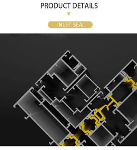 ประตูหน้าต่างกระจกบานเลื่อนอลูมิเนียมชิ้นส่วนล็อกโปรไฟล์ - Product Image 4