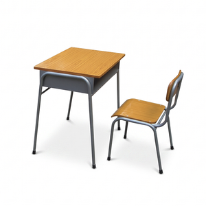 Conjunto de Silla y Escritorio Escolar Moderno de Alta Calidad con Diseño en Madera PT-105E, Conjunto de Silla y Escritorio Escolar con Diseño en Madera PT-10 - Product Image 1