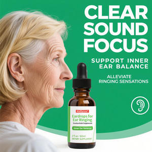 Gotas para los oídos OEM para zumbido en los oídos, soporte líquido para el equilibrio del oído interno, potente mezcla Premium, suplemento para aliviar el <span class=keywords><strong>tinnitus</strong></span> - Product Image 4