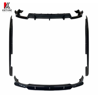 Kit de Carrocería X6 G06 Aero, Juego Completo, Alerón Delantero, Difusor Trasero, Faldones Laterales, ABS Negro Brillante para BMW X6 2019 2020 2021 2022