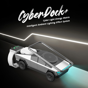 Sạc không dây nhanh 15W tích hợp nam châm, thiết kế xoay kép mô tơ kép, kiểu dáng xe hơi, dành cho điện thoại, đồng hồ thông minh, tai nghe - Mẫu mới - Product Image 6