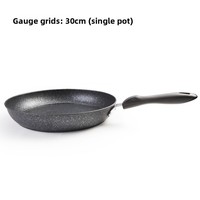 Poêle à frire en pierre Maifan écoénergétique, antiadhésive, à fond plat et base épaissie, pour la cuisine