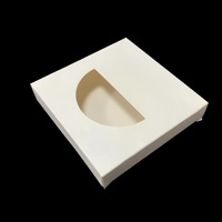 Petit emballage cadeau texturé écologique personnalisé Boîte de plaque en céramique Petites boîtes en papier pour des cadeaux uniques et durables