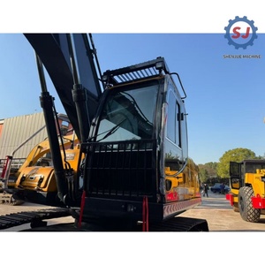 Excavatrice sur chenilles Hyundai d'occasion robuste de 22 tonnes, modèle R220LC-9S 2023, avec pompe hydraulique PLC, boîte de vitesses et moteur, en bon état, à vendre - Product Image 4