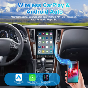 12.1 "écran tactile tête unité Gps Navigation lecteur DVD Tesla écran vertical Android pour Infinity Q50 Q50L QX60 2013 2019 - Product Image 4