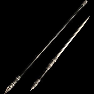 Longquan Sword Hand Forged One Piece Lotus Spear High Manganese Steel Durable Kung Fu Martial Arts Training Performance - Product Image 2