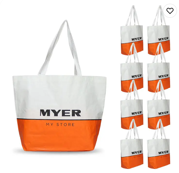 Custom Reusable Recycled RPET Cloth Tote Bag Waterproof Gift Film Shopping Bag Cartoon Pattern Eco-Friendly Reusable Tote Bag