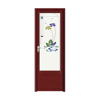 Fabricant de portes de salle de bains extérieures étanches en verre, porte de salle de bains en aluminium, porte de toilette en verre
