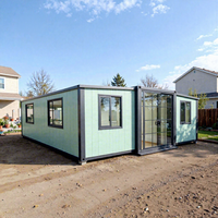 Maison conteneur extensible à deux chambres pour hôtel ou bureau