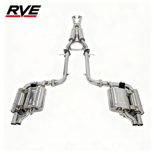 Système d'échappement RVE en stock, prêt à être expédié pour <span class=keywords><strong>Genesis</strong></span> G70 3.3T, en acier inoxydable 304, silencieux arrière avec valves, pièces de performance automobile - Product Image 2