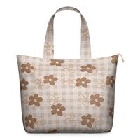Sac fourre-tout en polyester imprimé avec fermeture éclair personnalisée, motif Palaka Hawaïen, le moins cher, sac à main pour femme pour les voyages et les week-ends