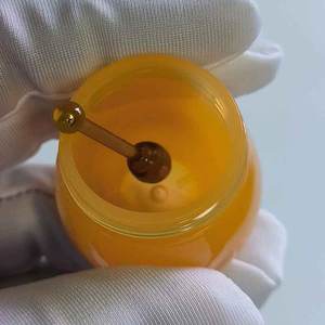 Pot de <span class=keywords><strong>Miel</strong></span> Mignon en Forme de Pot de 10g Mini Pot Transparent Bouteille de Voyage Conteneur de Baume à Lèvres Cosmétique Pâte Pot de Gommage des Lèvres - Product Image 3