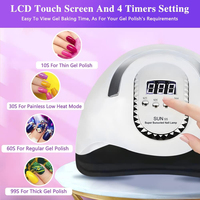 Nouvelle arrivée professionnel 280W poignée UV LED lampe à ongles sèche salon de manucure équipement Gel de polymérisation lumière pour les ongles