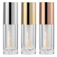 HEXUE – Tubes de brillant à lèvres personnalisés en gros, 4 ml, 5 ml, 6 ml, 6,5 ml, avec grand pinceau, conteneur mignon pour gloss, applicateur épais