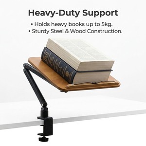 Commande en gros <span class=keywords><strong>de</strong></span> supports <span class=keywords><strong>de</strong></span> livres en bois personnalisés <span class=keywords><strong>de</strong></span> petite taille, vente en gros, Office 360 °   <span class=keywords><strong>Support</strong></span> <span class=keywords><strong>de</strong></span> livre réglable en rotation pour bureau, école et librairie - Product Image 4